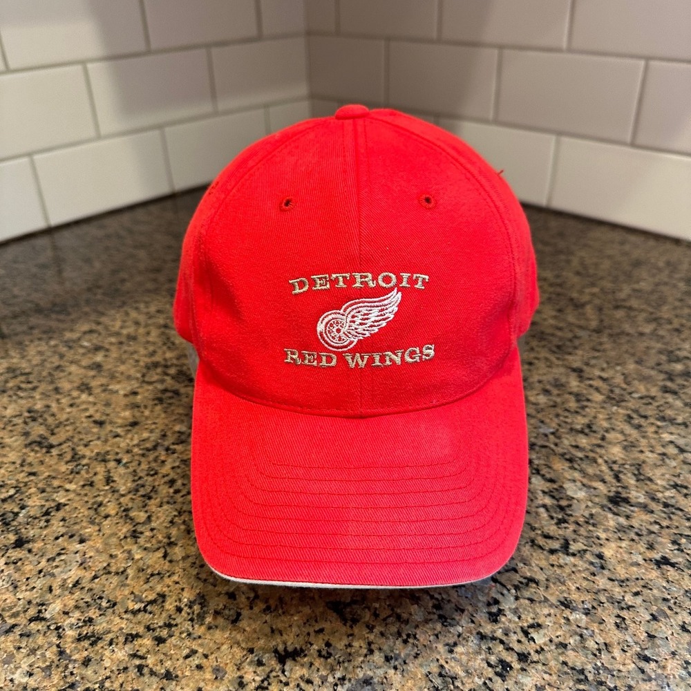 Detroit Red Wings Hat American Needle Baseball Cap Adjustable Red NHL
